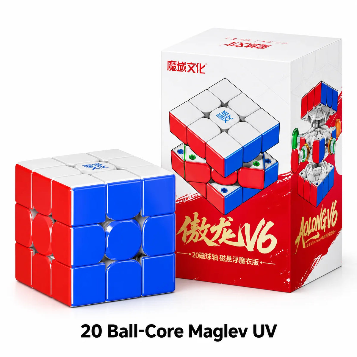 MoYu Aolong V6 3x3 (Maglev + 20-Magnts Ballcore +UV)