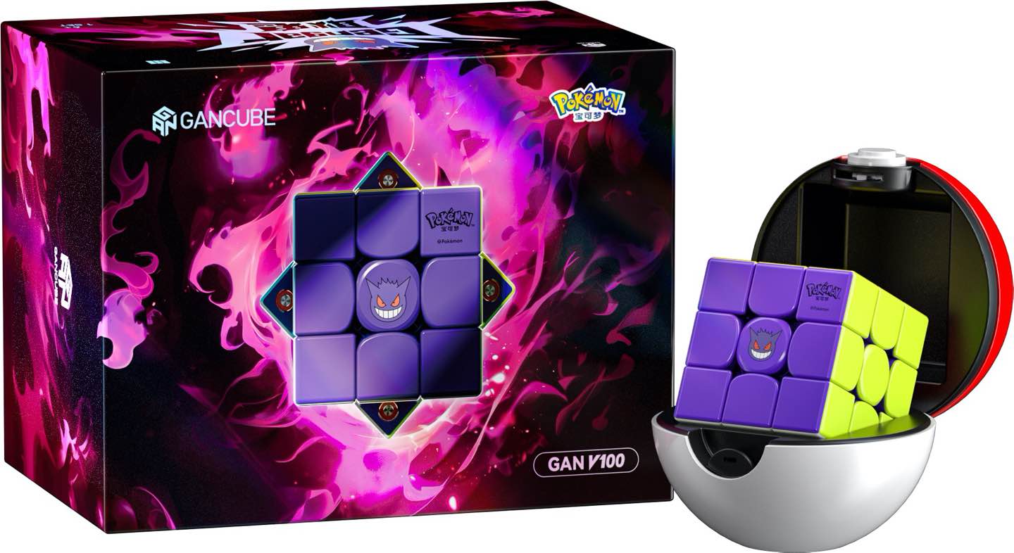 Gan V100 Maglev UV Pokémon Series Cube - Gengar
