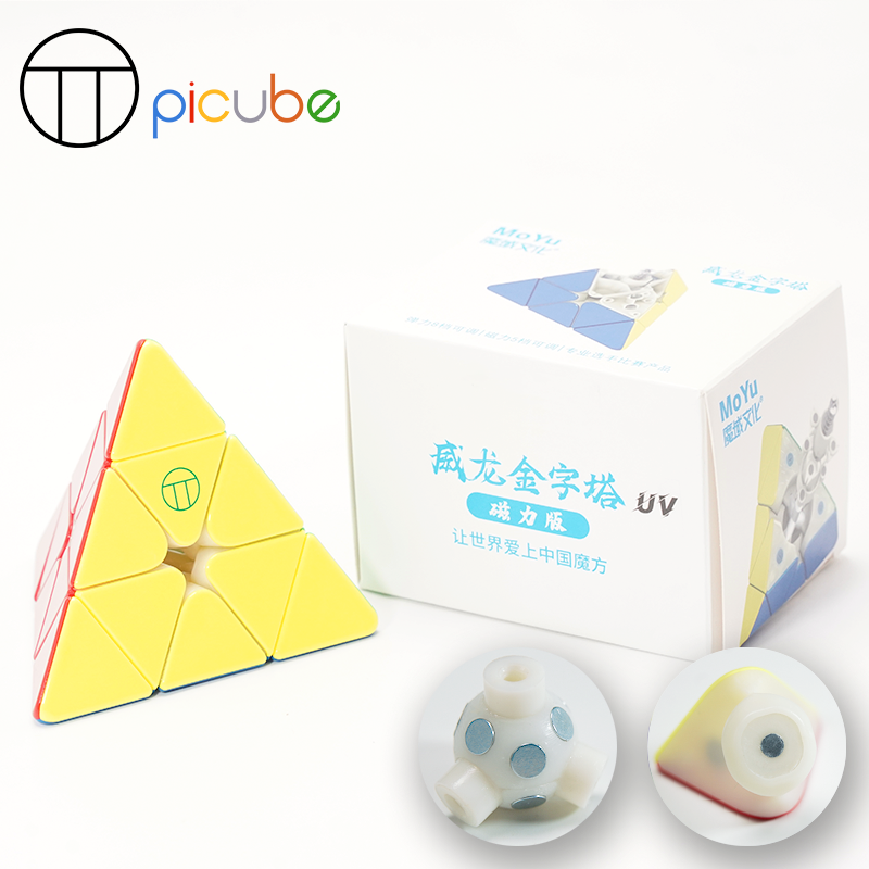 Picube WeiLong Pyraminx Magnetic UV 10 Core Magnet