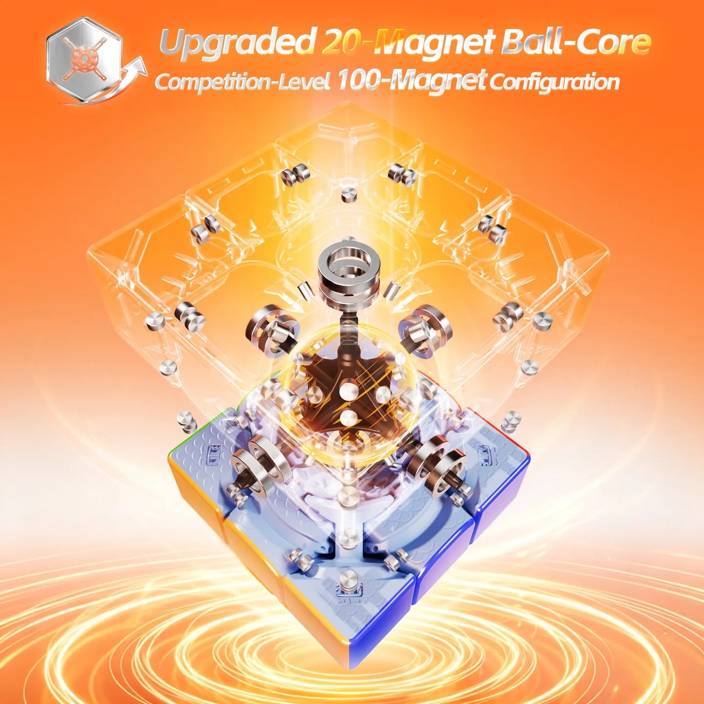 MoYu PB WR 3x3 (20 Magnets + Maglev + Ball Core + UV)