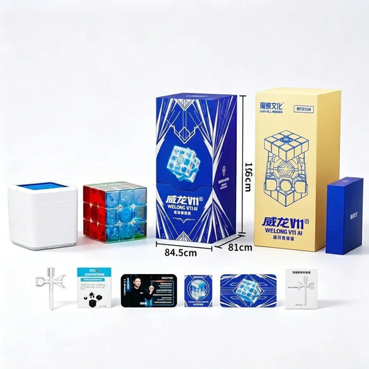MoYu Weilong V11 Ai Guided Recovery Edition 3x3 (Smart Cube + Ball Core + UV)