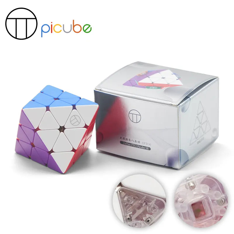 Picube Dayan FTO Transparent Core (Maglev + Ball Core)