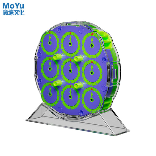 MoYu Weilong Clock Magnetic - Cyber Purple