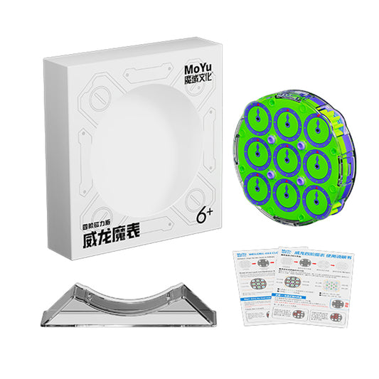 MoYu Weilong Clock Magnetic - Cyber Purple