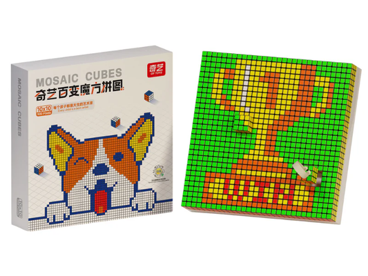 QiYi Mosaic 3x3 Cube Set of 100 (10x10 2.8cm Cubes)